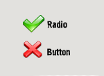 Использование компонента UIRadioButton